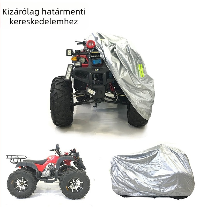 Négykerekű strand buggy védőhuzat — esernyőanyagú textil, súly 0.6 kg, testreszabható, illeszkedik a négykerekű strand buggyhoz