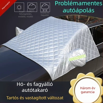 Új autó napsugárvédő félfedél – alumínium fóliával, hőszigetelés és hűtés hatchback és SUV modellekhez