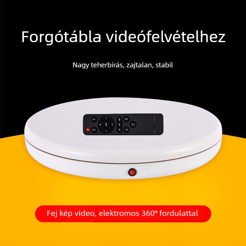 Fotós forgótábla 4545A, ABS+PC test, távirányítású sebességszabályozás, 100 kg teherbírás, tömeg 2,7 kg