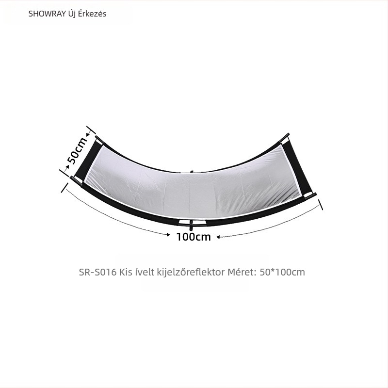 Fotózásra szánt U-alakú görbe reflexiós panel, hordozható, SHOWRAY Márka, testreszabás elérhető, hivatalos magánmárka