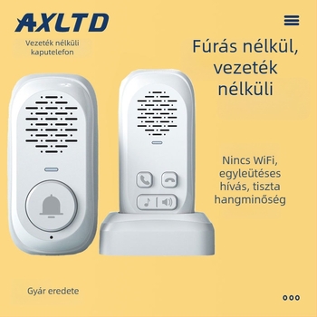 Vezeték nélküli hangalapú kaputelefon villa számára, kétirányú interkom, S1, 3.7V, 4 csengőhang, 0.5W