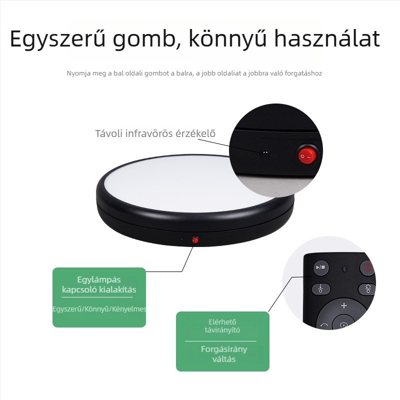 Fényképezőasztal / Objektumasztal 4545ALF — ABS+PC, maxim terhelhetőség 100 kg, tömeg 3,6 kg, termékfotózáshoz