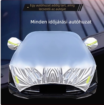 Autó napvédő félfedél – előre szélvédőre, napsütés elleni védelem és hőszigetelés, eső és hó elleni védőfedél