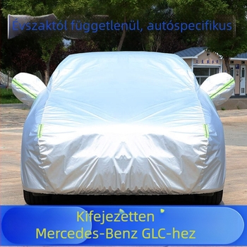 Mercedes-Benz GLC autóvédő takaró, pamut bársonyos anyag, napvédelem, esőálló, hőszigetelés