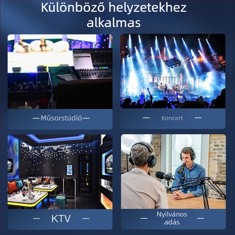 Choseal/Akihabara XLR férfi és női dugó, háromvezetékes, kiegyenlített mikrofon audió jel – kábel kiegészítő