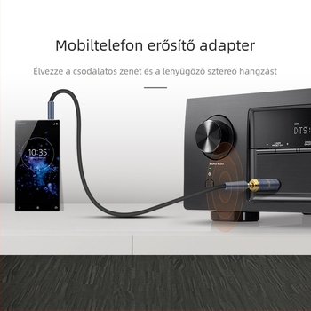 Choseal/Akihabara audió adapter, 3,5 mm-ról 6,5 mm-re, sztereó csatlakozó