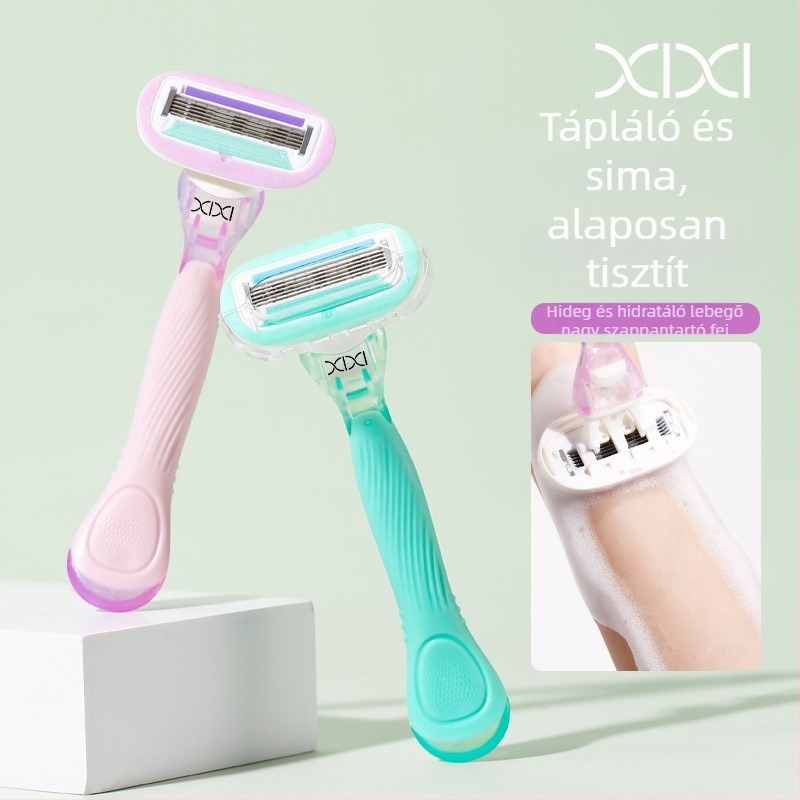 Xixi Aloe borotva nőknek, 5 pengével és szappanfejjel