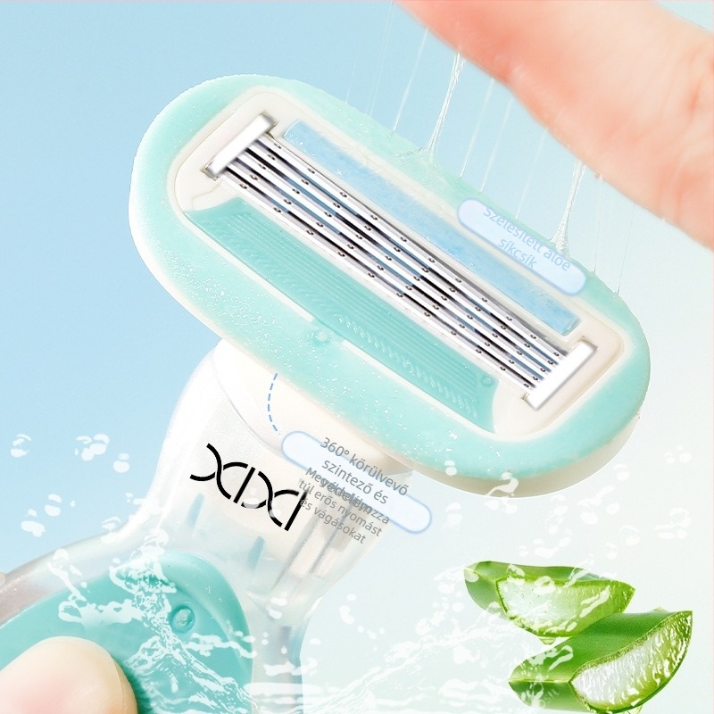 Xixi Aloe borotva nőknek, 5 pengével és szappanfejjel