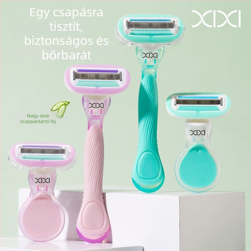 Xixi Aloe borotva nőknek, 5 pengével és szappanfejjel