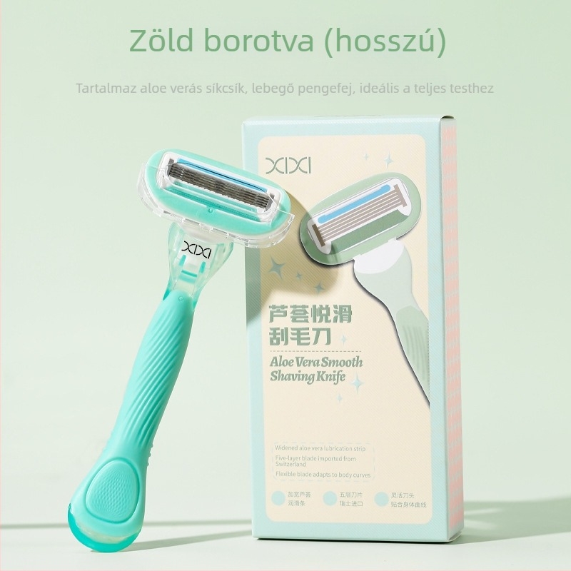 Xixi Aloe borotva nőknek, 5 pengével és szappanfejjel
