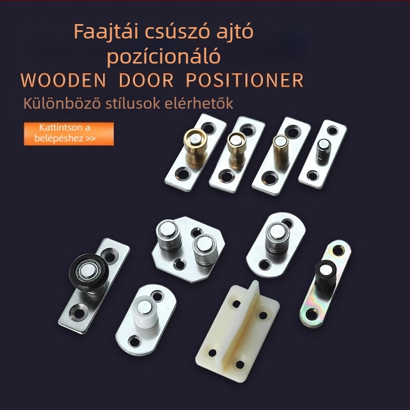 Csúszóajtó pozicionáló, rozsdamentes acélból (Modell ZH-MMDWQ-01, Shouli)