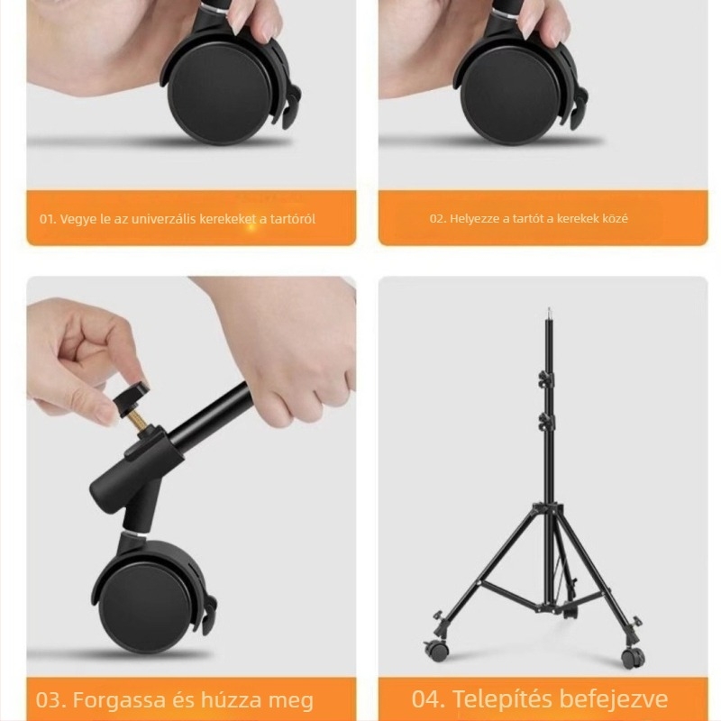 Minrui PSM11 Háromláb/ Döntött keret, erős nylonból, teher 2-5 kg, kompatibil 16 mm csőátmérőhöz