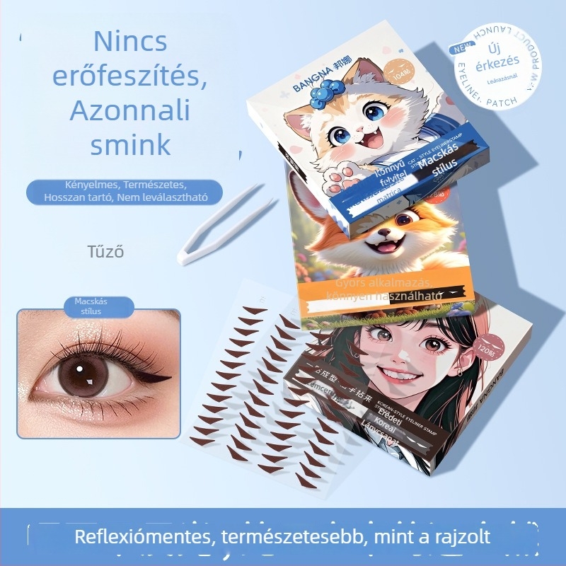 Bonner Szemhéj-liner matricák – vízálló, tartós, egy lépéses felvitel, termékkód Bonna 5029