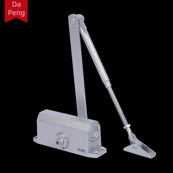 Alumínium ötvözetű ajtózáró, automatikus hidraulikus működés, hangtalan lengéscsillapítóval, tűzvédelmi ajtókhoz, modern egyszerű stílus