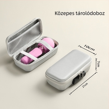 Felnőtt termékek EVA tárolótáskája adatvédelmi zárval, kopásálló és nyomásálló tároló doboz szexuális játékok számára