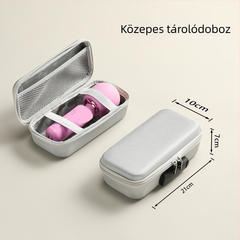 Felnőtt termékek EVA tárolótáskája adatvédelmi zárval, kopásálló és nyomásálló tároló doboz szexuális játékok számára