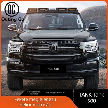 Króm bevonatú ablakdíszítő keret és grillező készlet Tank 500-hoz (2022–2026) – ABS anyag, autómodell