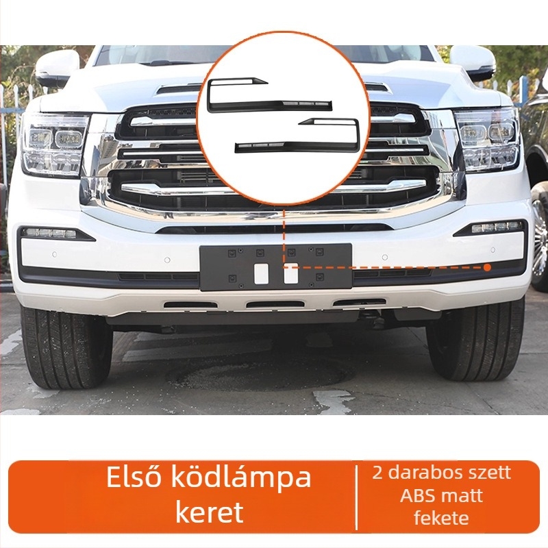 Króm bevonatú ablakdíszítő keret és grillező készlet Tank 500-hoz (2022–2026) – ABS anyag, autómodell