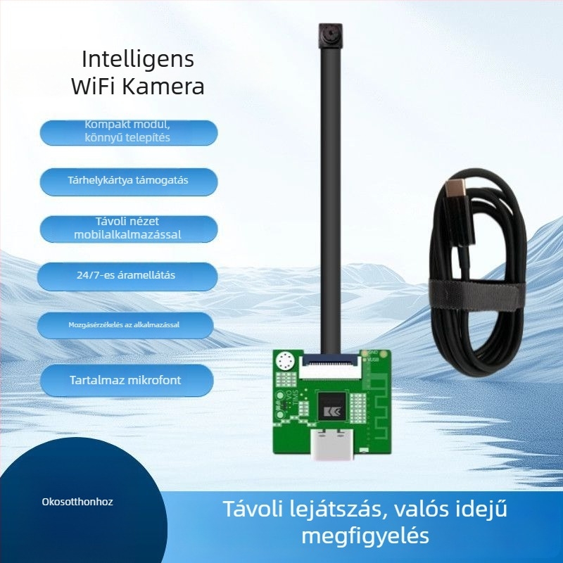 Okos PTZ HD kamera 800k szenzorral, USB 2.0 interfeszével és vezetékes hálózati hozzáféréssel