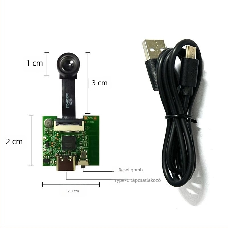 Okos PTZ HD kamera 800k szenzorral, USB 2.0 interfeszével és vezetékes hálózati hozzáféréssel
