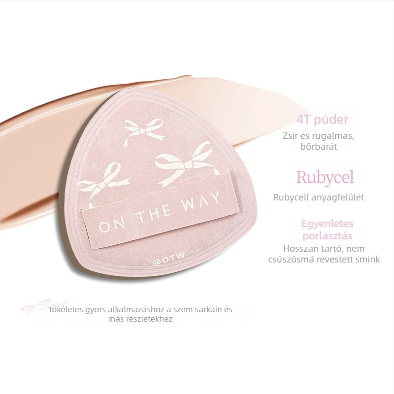 OTW púder puff, hidrofil poliuretán, csepp alakú, termékkód T0357/T0359, 1 csomag