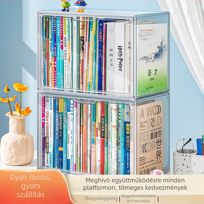 A4-es átlátszó porvédett asztali könyvorganizer gyerekeknek, Oxford Reading Tree sorozat