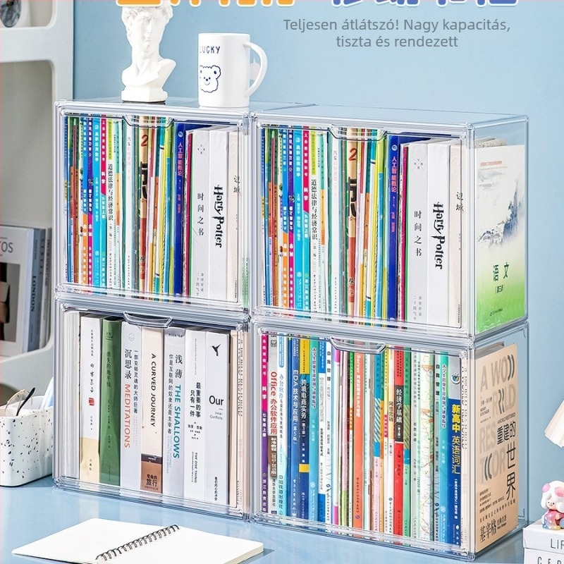 A4-es átlátszó porvédett asztali könyvorganizer gyerekeknek, Oxford Reading Tree sorozat