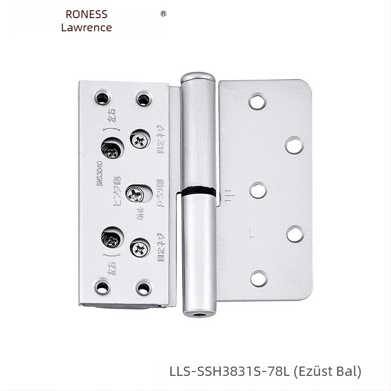 Háromdimenziós cinkötvözet csukló, modell LLS-SSH3831S-14L, anyag: cinkötvözet, felületkezelés: csiszolás és arany, márka: Roness