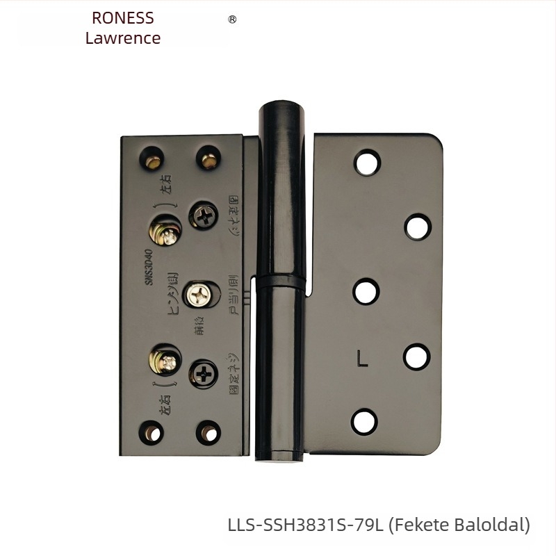 Háromdimenziós cinkötvözet csukló, modell LLS-SSH3831S-14L, anyag: cinkötvözet, felületkezelés: csiszolás és arany, márka: Roness