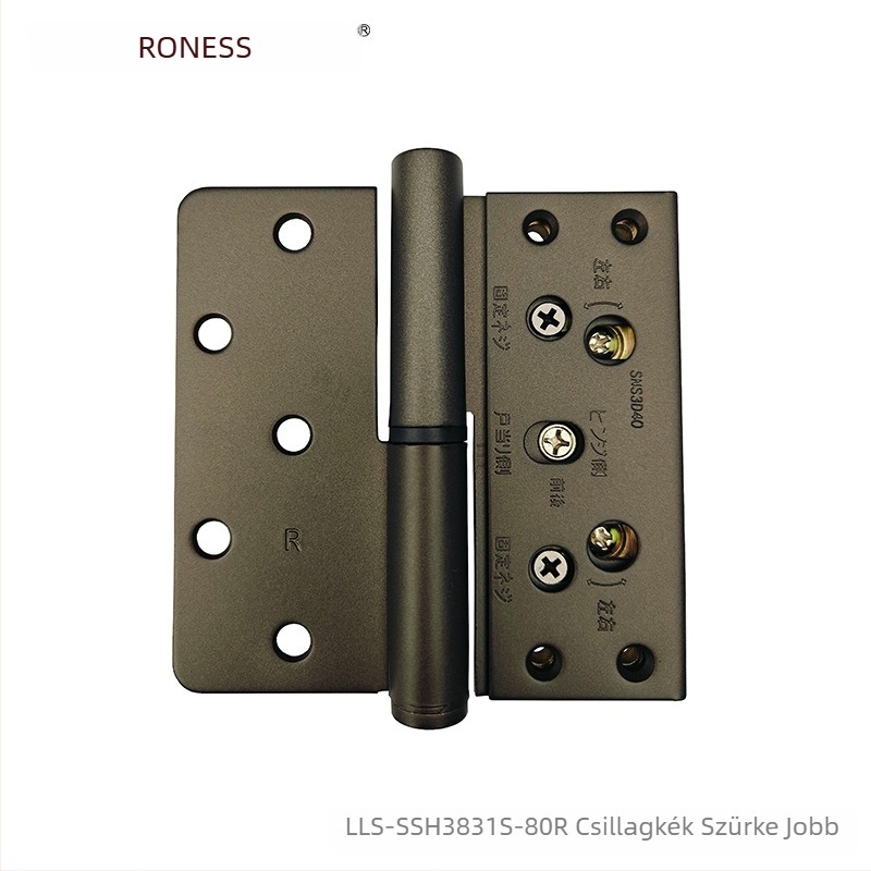Háromdimenziós cinkötvözet csukló, modell LLS-SSH3831S-14L, anyag: cinkötvözet, felületkezelés: csiszolás és arany, márka: Roness