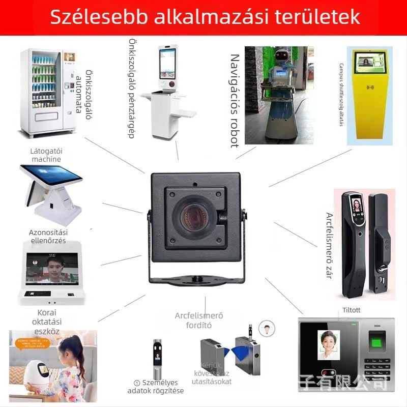 USB 2.0-s HD ipari kamera 2MP szenzorral, Starlight alacsony fényviszonyokhoz, 1080p 30fps, illesztőprogram-mentes