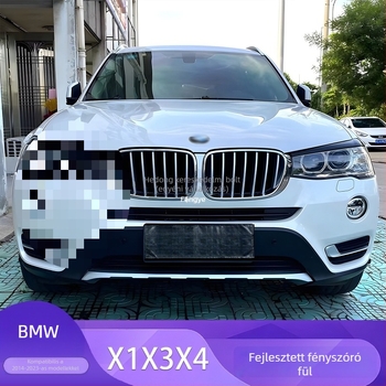 BMW fényszóró szemöldök díszléc X1, i3, X3F, X4, X5, X6 modellekhez – karbon rost mintás felület