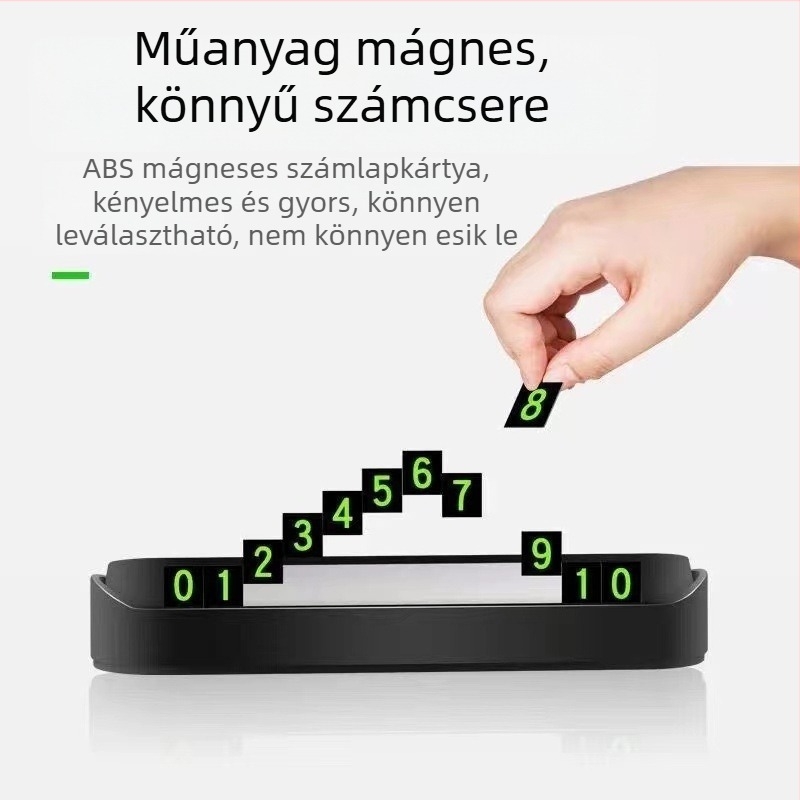 Műanyag autó belső dekoráció – rendszám-dísz, modell 5528, logóval testreszabható