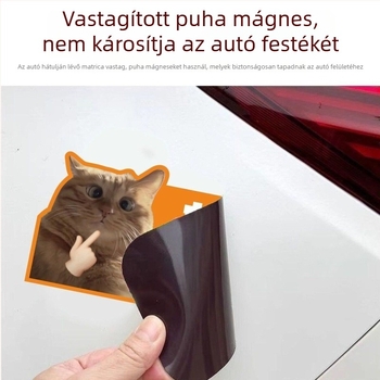 Autó karosszéria matricák szöveges mintával, műanyag anyag, rögzítés szívócsővel, márka Extremely Sharp