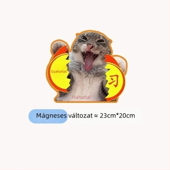 Autó karosszéria matricák szöveges mintával, műanyag anyag, rögzítés szívócsővel, márka Extremely Sharp