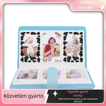 Polaroid DIY matricás készlet — modell: Medium general dessert cow pattern; PVC anyag; kreatív matricák; testreszabott rajzok; kompatibilis Polaroidokkal, fényképekkel, fénykép albumaival, védőtokokkal, kameratáskákhoz