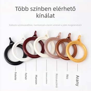 Függönygyűrű – műanyag, modern egyszerű stílus, karnis kiegészítő (Anyag: műanyag; Kategória: függönygyűrű; Stílus: Modern egyszerű; Testreszabható: Nem)