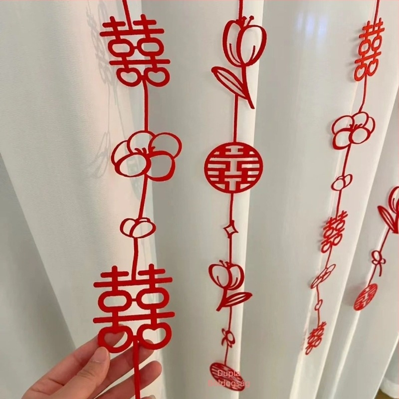 Esküvői szoba rendező készlet díszes függönyökkel és esküvői függő díszekkel (Anyag: nem szövött textil; Kategória: helyszín rendező kellékek; Alkalmas: esküvői ünnepség; Anyag típus: szalag)