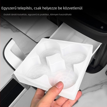 Lingyue szilikon belső autós tároló tálca, vízálló és nyomásálló, Xiaopeng X9 24–26 modellhez