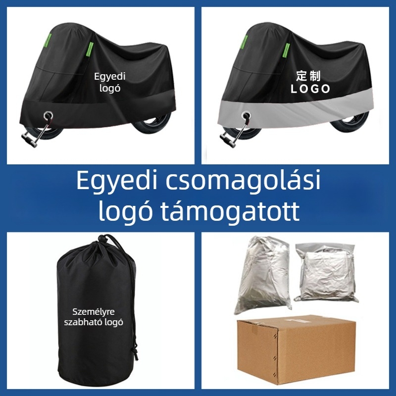 Universal Oxford textil autóvédő borítás elektromos járművekhez — napvédő, eső- és hóálló védelem; általános alkalmazhatóság; testreszabható feldolgozás