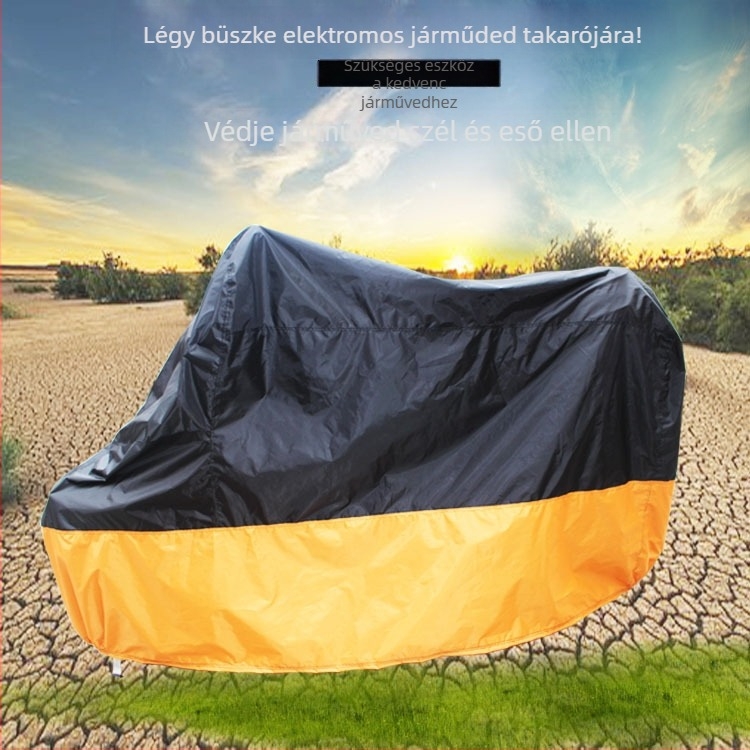 Motorkerékpár és elektromos jármű takaró - vízálló, UV védelem, 210T Oxford vászon, univerzális illeszkedés, súly 0,5 kg