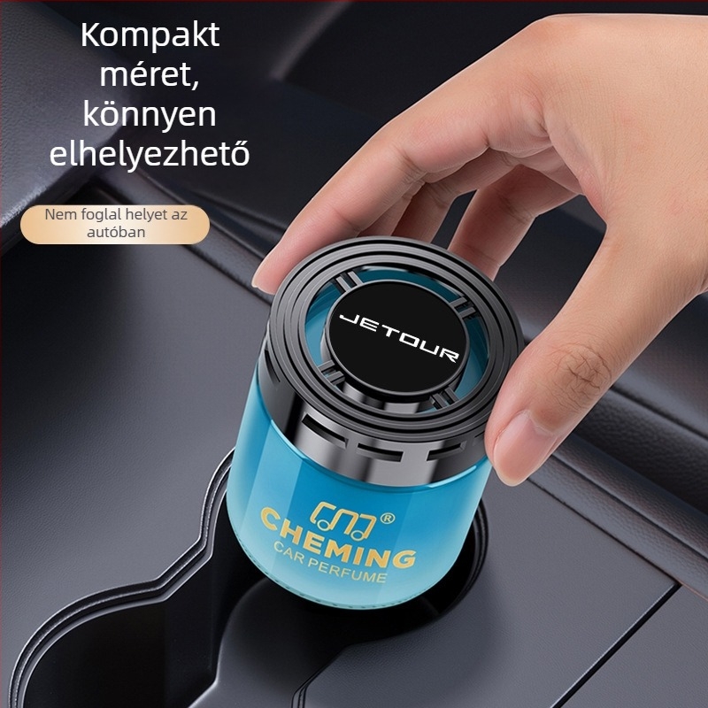 Car Chirping Gardenia autó illatosító dekoráció a középkonzolhoz – üveges illatosító tartó, 100–200 ml, tartós illat