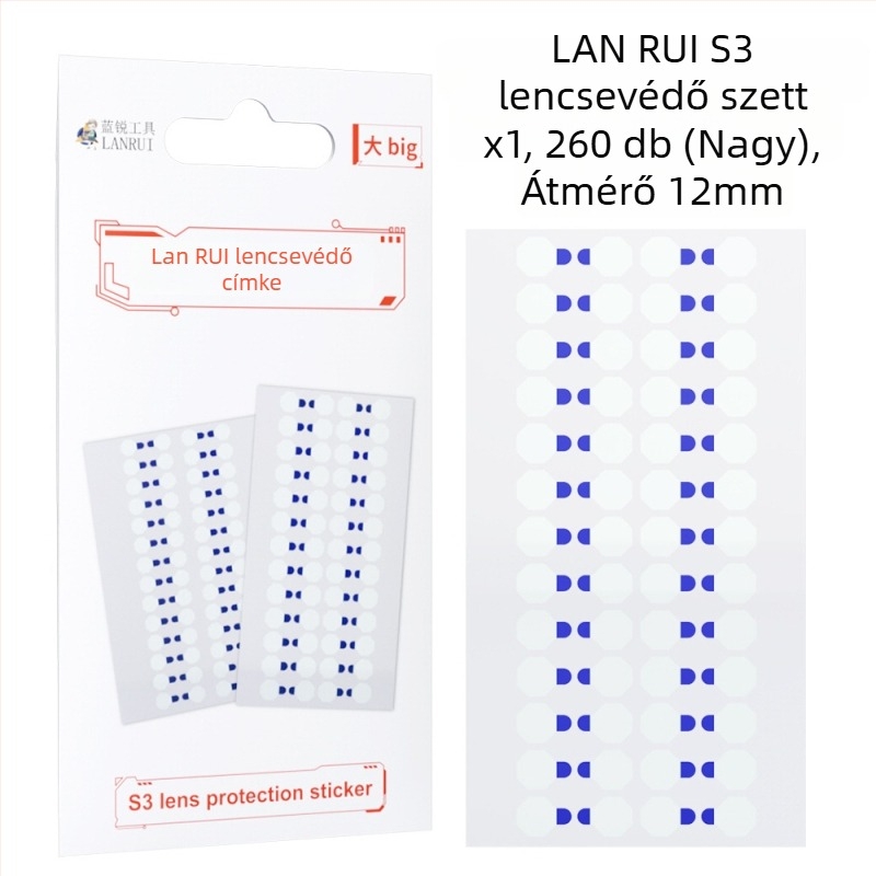 Blue Sharp Telefonkamera Lencse Védőfilm – Porálló Ragasztó, Telefon Javító Eszközökhöz