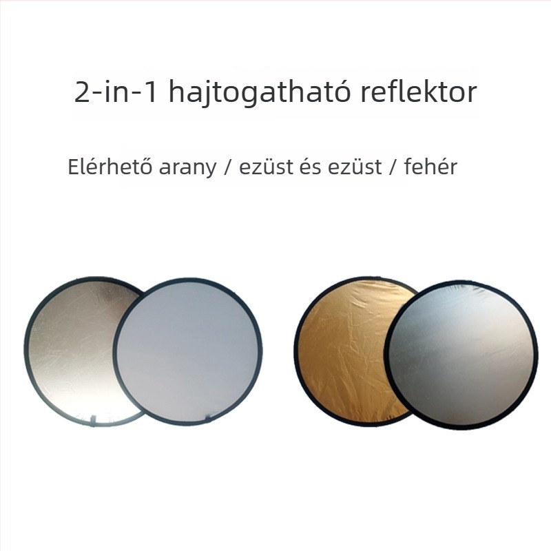 Két az egyben hordozható reflektor és keying panel fotózásra és élő közvetítéshez — 350 g, kiváló minőségű anyag