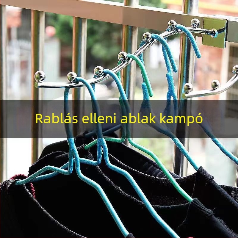 Vasból készült közönséges fogas – ágy melletti ruhafogas tároló polccal, egy kampó, modern minimalist stílus