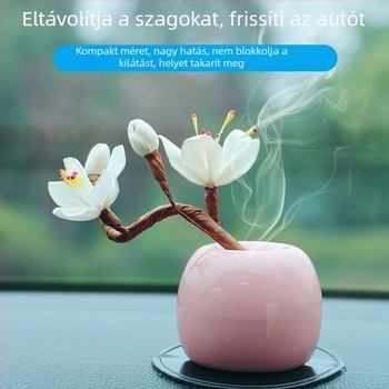 Kerámiából készült aromaterápiás dísz az autó belső terébe, modern stílus, gyümölcs alakú megjelenés