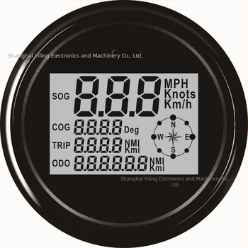 LED kijelzős GPS sebességmérő autókhoz és motorkerékpárokhoz, 9–32V, rozsdamentes acél + műanyag, univerzális