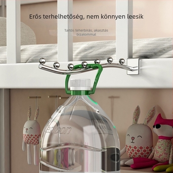 Rozsdamentes acélból készült egypontos horog, modern minimalist stílus, teherbírás 30 kg, 2023-as megjelenés.