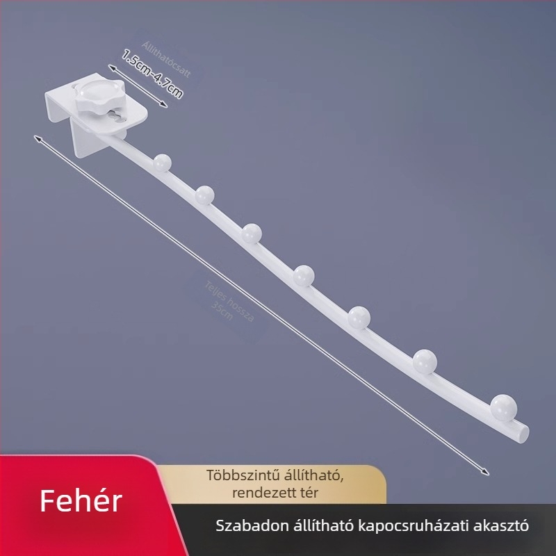Rozsdamentes acélból készült egypontos horog, modern minimalist stílus, teherbírás 30 kg, 2023-as megjelenés.