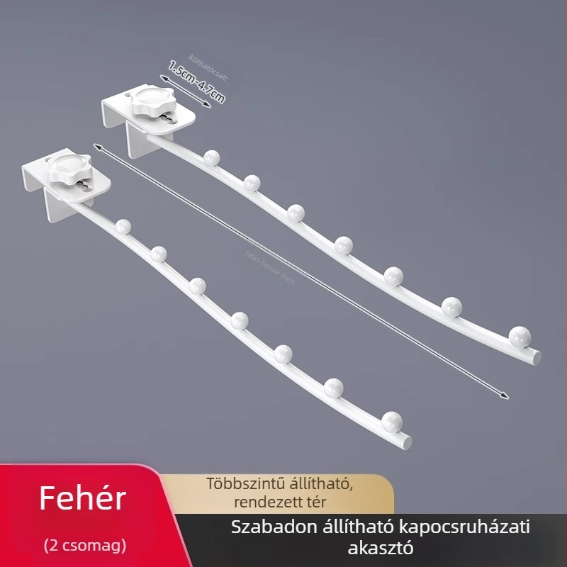 Rozsdamentes acélból készült egypontos horog, modern minimalist stílus, teherbírás 30 kg, 2023-as megjelenés.